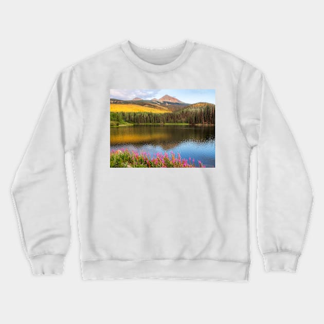 Woods Lake Crewneck Sweatshirt by algill